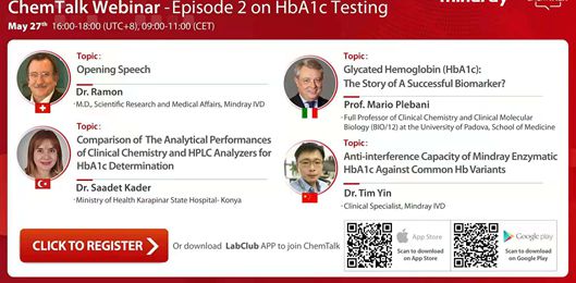 Chem Talk Webinar-Episode 2 on HbA1c Testing（英俄/英泰同传）